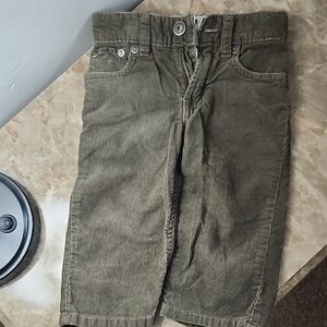 Gap Kids Olive Green Corduroy Shorts